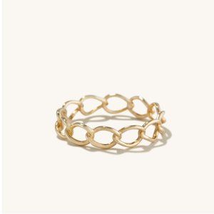Mejuri Braided Ring in 14k Solid Gold
